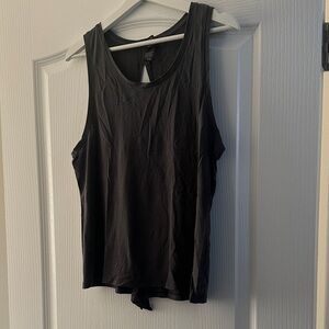 Dark Gray Sleeveless Women's Top